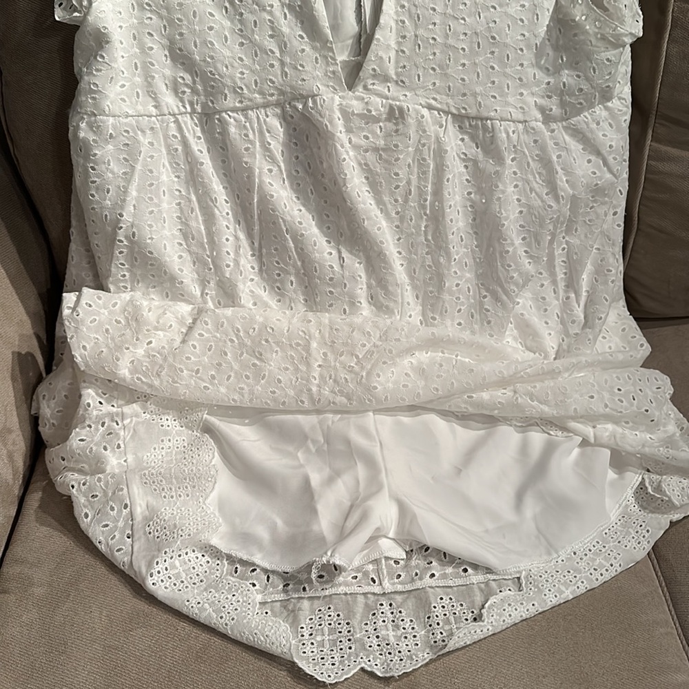 Lace Eyelet Dress - Picture 3 of 4